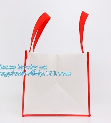De douane Gedrukte Logo Gift Non Woven Bag-het Winkelen Zak van de Handvat Niet-geweven Doek voor Kledingstuk, van de het pak de Kosmetische zak van Fanny luier B