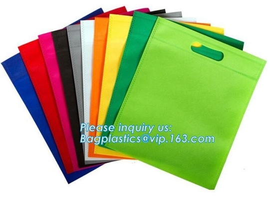 De Stof van fabrikantenwholesale promotional price Rekupereerbare het Winkelen Tote Carry Custom pp niet Geweven Zakken, bagease, pakken