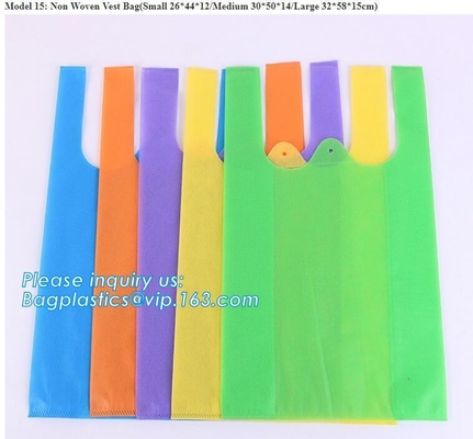 Canvas Katoenen Zakken, drawstring zakken, niet geweven zakken, niet geweven van de manierdouane zakpp niet geweven zak niet geweven het winkelen bedelaars