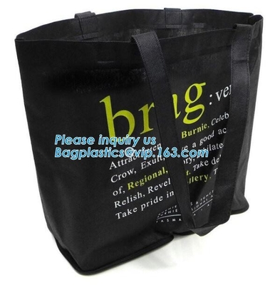 Douane Goedkope Zak met LOGO Non Woven Bag, van de eco promotielaminering pp van het Douane de Promotie Nieuwe Ontwerp geweven zakken niet