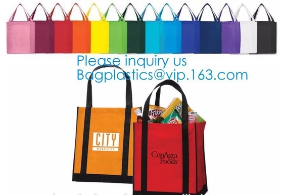 In het groot Kringloophandtas niet Geweven Zak, Zak van Douane de Kleurrijke Tote Shopping Non Woven Carrier, Tote Recycle Non Woven Bag