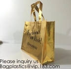 De duurzame Opnieuw te gebruiken Opnieuw te gebruiken Glanzende Milieuvriendelijke Promotie Zilverachtige Zak van Tote Bags Non-Woven Gift Bag