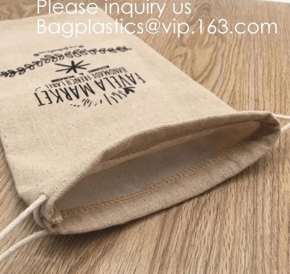 Van de Jutezakken van de Drawstringsjute van het de Juwelensuikergoed van de Zakkerstmis van de het Huwelijkspartij de Zakken van de de Gunstgift, het Natuurlijke pakket van Jutedrawstring