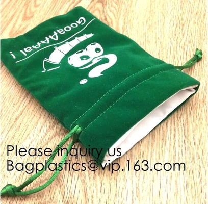 De Gift van het de Zakkenhuwelijk van fluweeldrawstring doet de Juwelenzakken in zakken van de Fluweeldoek, behandelt Zak voor de Zak van de het Hotelopslag van de Giftdroogkap