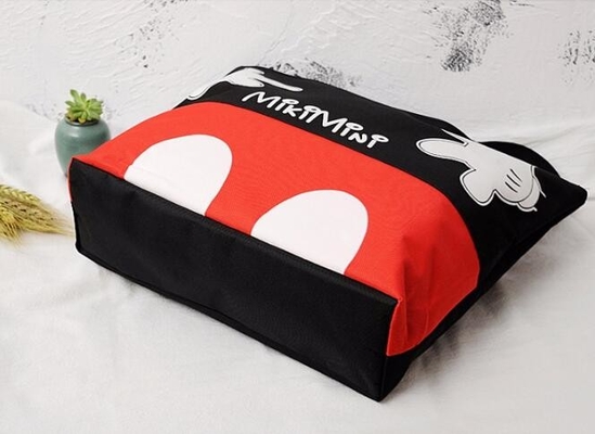 Het Canvas van de Douanelogo promotion zipper grocery shopping 8OZ van China maakt omhoog Tote Cotton Bag, 350X400MM de druk van het Douanescherm