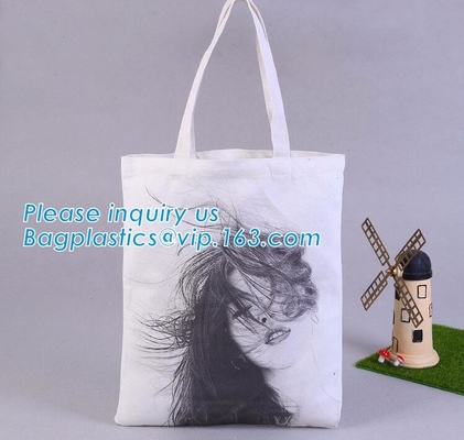 De douane drukte Organische het winkelen kleine totalisator drawstring katoenen canvaszak, Milieuvriendelijke gedrukte kruidenierswinkelcanvas het winkelen zak