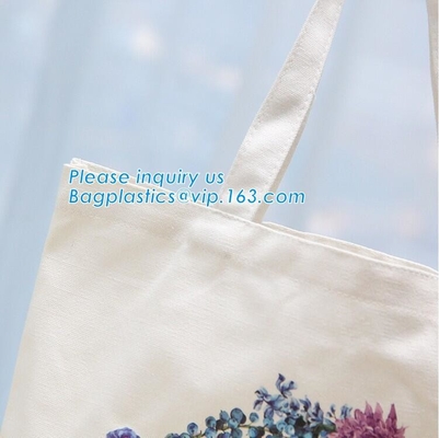 Hoge groothandel - van de de Schouder Witte Duidelijke Boutique van kwaliteitsvrouwen het Katoenen van de de Douanedruk 12oz van Eco Canvas Winkelen Tote Bag bagease