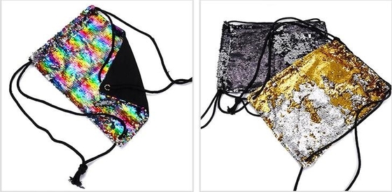 de mini van de de zakboog van lovertjesrugzakken bling vrouwen doet schitterende lovertjerugzak in zakken, schittert de reis Oxford Lovertje Omkeerbare Merma