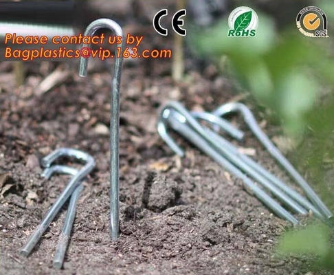 100 het Grasspijkers die van het Stukken Antigras Doek het Tuinieren Plastic Houdershulpmiddelen, 500PCS/CTN OF 1000PCS/CTN, 60CTNS/PALLET, 2 met mulch bedekken