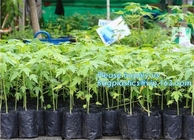 De Planterszakken van de polyethyleen Duurzame Jumboboom, Op zwaar werk berekende het Groeien Zakken, Efficiënte UV Gestabiliseerde Zwarte Witte Plastic Growin
