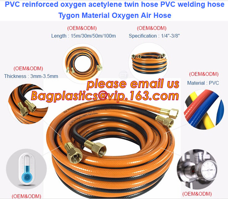 Transparante de Slang Duidelijke Zuiging van Layflatpvc geen-Knikt pvc-van de de Buishoge druk van Buizenstelsel Zachte Duidelijke pvc de Nevelslang