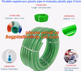 Flexibel verklaar de Plastic Pijp van Pvc in van de Slangpvc van pvc Layflat van de de Industrie de Plastic Pijp van de het Staaldraad Vezel van de Slangpvc Versterkte