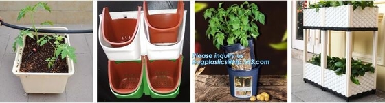 Aardbei en Herb Garden Planter - Stapelbare het Tuinieren Potten Verticale Tuin voor het Kweken van Aardbeien, Kruiden, Bloemen