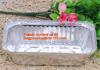 Het beschikbare Dienblad van de Aluminiumfolie, Container voor Voedsel Verpakking, de doos van de folielunch, de doos van de aluminiumlunch, foliekom, delicatessenwinkeldienblad