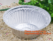 De Kom van de aluminiumfolie, beschikbare ronde aluminiumfoliekom voor kom van de verkoop de beschikbare ronde aluminiumfolie voor verkoopbagease PA