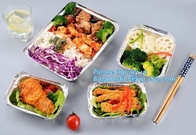 Populair van de het voedselverpakking van de huishoudenkeuken de aluminiumfoliecontainer/pan/dienblad, de Beschikbare Containers van de Aluminiumfolie voor Voedselpa