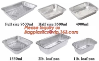 de aluminiumfoliecontainer/dienblad/lunch de doos voor voedselverpakking, Meeneemoven veilig snel voedsel neemt beschikbaar aluminium FO