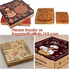 Kraftpapier-het Pizzakarton neemt van de de leveringsdoos van de Containers goedkope pizza de Verpakkingsdozen, rekupereerbare Pizza bagea van verpakkingsdozen