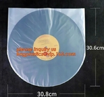 Resealable Duidelijke Plastic CD-Verpakkende Zakken van het Kokersalbum, CD CD van de Zakpp Zak Beschermende Film voor Schijfzak Pac