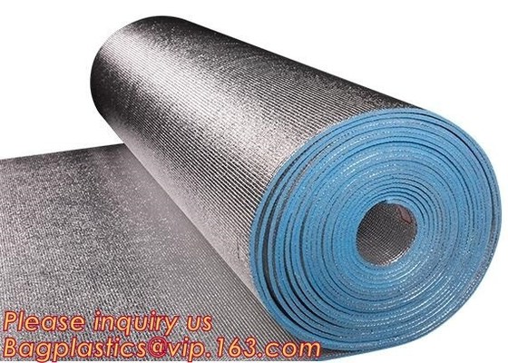 De aluminiumfolie met het schuim van TapeMm EPE voor thermische isolatie met een laag wordt bedekt, Thermische onderbrekingsfolie omvatte de raad van de schuimisolatie, bagease die