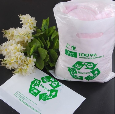 100% composteerbare vestdrager plastic het winkelen zak met gediplomeerd Ce, VestBoodschappentassen voor Huisgebruik, vestdrager