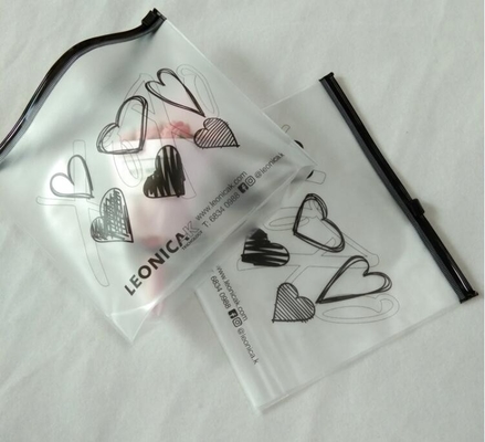 matte berijpte pvc-de zak plastic zak van de schuifritssluiting met ritssluiting/pvc-ritssluitings de zak van de slotschuif/resealable pvc-polyzak van het schuifpit
