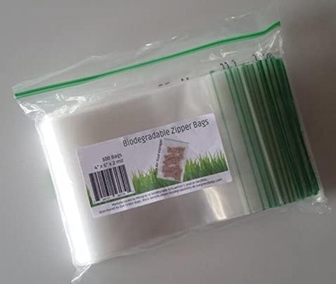 Composteerbare Ritssluitingszak, de Biozakken van de Schuifopslag, dubbele pitzakken, dubbele spoorritssluiting BAGEASE.CN