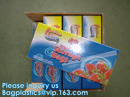 100% COMPOSTABLE Food Bag zip slot Vrieszak opslagzak, verpakkingszak rits afdichting Slider opslagzak