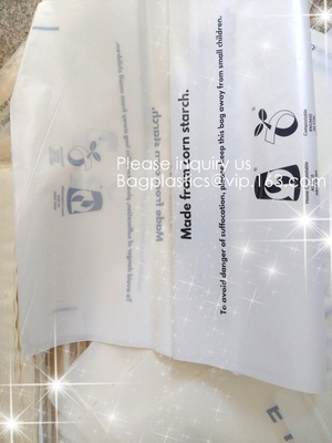 100% de biologisch afbreekbare installatie gebaseerde composteerbare tribune van PBAT PLA op het document van zakkraftpapier ritssluitingszakken voor makeu van klerenschoonheidsmiddelen