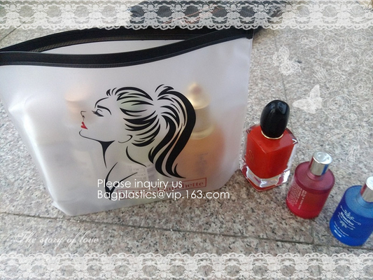 Matte Frosted Slider Zipper Bag-passen de de Zakken Resealable kleding van de Verpakkingsopslag/de schoonheidsmiddelen/Reis/promotiepa aan