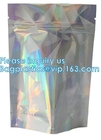 Bageasepak Recloseable Transparant Front Holographic Stand Up Pouch/Plastic Kosmetische Zak/Nagellak Verpakking