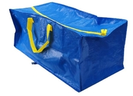 De waterdichte Grote van het de Zakpp Polypropyleen van het Bagagekledingstuk Bewegende Zak Draagbaar Opslag Geweven Carry Duffle Bag With Zipper
