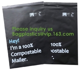 Enveloppen met Zelfklevende Maïszetmeel Plastic Zakken die Verpakkende Milieuvriendelijke Enveloppenzakken posten,