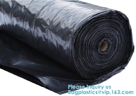 6 het Plastic Afdekken van Mil Polyethylene Sheeting Roll Black, Plastic Tarp, Plastic Muls, Onkruidbarrière, Concrete Vochtigheid