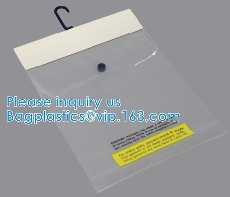Van de het Handvathanger van de kantoorbehoeften de Vastgestelde Transparante Plastic Boog van het de Ritssluitingsslot Zak van Pvc Kosmetische met K, Zak F van de Hanger de Plastic Haak