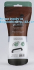 doypack van de de Aluminiumfoliegeur van Matte Mylar Packaging Bag Black Plastic van het Bewijsmylar van de de Koffieritssluiting het Slotzakken