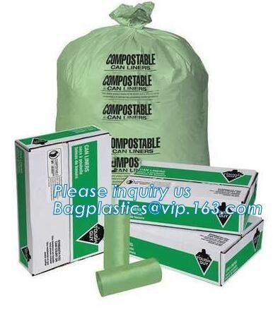 Het Voedselzakken van Eco van het compostgraan Vriendschappelijke Composteerbare Biologisch afbreekbare met Certificaten van het het Composthuis ASTM D6400 van EN13432 BPI de O.K.
