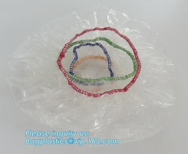 beschikbare PE doucheglb in het groot plastic waterdichte douche GLB, PE douche GLB met elastiekje, hoteldouche GLB biodeg