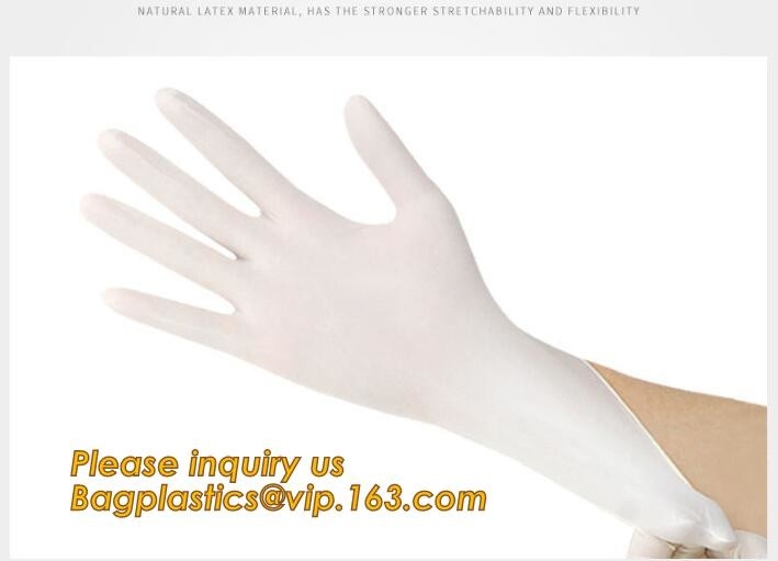 Beschikbaar Latex/Vinylalgemeen medisch onderzoekhandschoenen, Steriele bagease van het de Handschoenen8.0g Medische Gebruik van het Poeder Vrije Latex Chirurgische pac