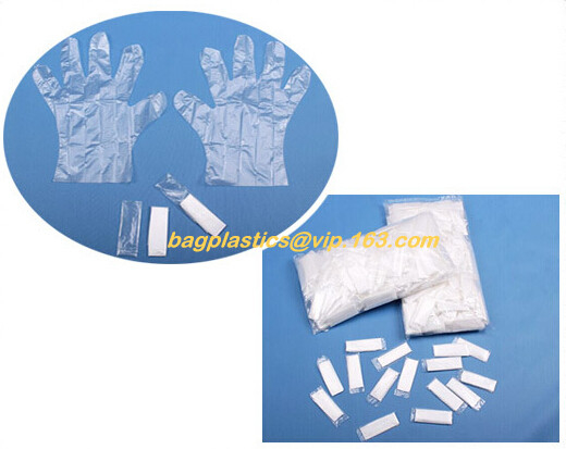 biologisch afbreekbare composteerbare beschikbare plastic pe voedsel handlng handschoenen, pac, iDisposable Transparante HDPE PE Plastic Handschoenen