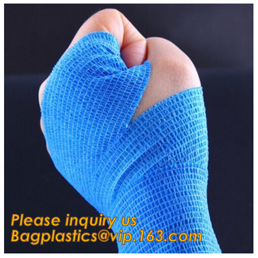 Verband van het sport het Medische Pleister, de Elastische van de het Bevestigingsmiddelsteun van de Kniesteun Wacht Gym Sports Bandage, latex vrij samenhangend verband s