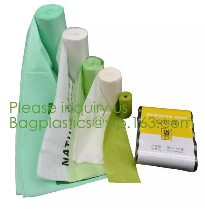Het Voedsel van de maïszetmeeldouane Composteerbare Biologisch afbreekbare Plastic Verpakkingszak, de Biologisch afbreekbare Composteerbare Plastic Bedelaars van T-shirtzakken