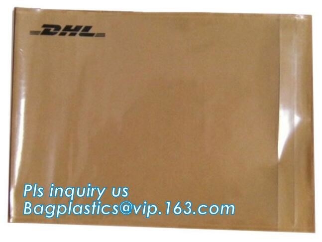 Fedex dat Lijstkoerier Envelope Mail Bag, A5-van de lijstkraftpapier van de grootteverpakking de zak van de de envelopkoerier inpakt, factureert waterdichte packin
