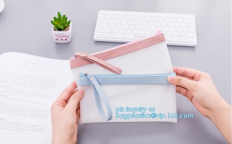 de schooltas van de potloodzak, plastic het potloodgeval van TPU met handvat, het creatieve geval van het jonge geitjespotlood voor de kantoorbehoeftenreeks van schoolkinderen