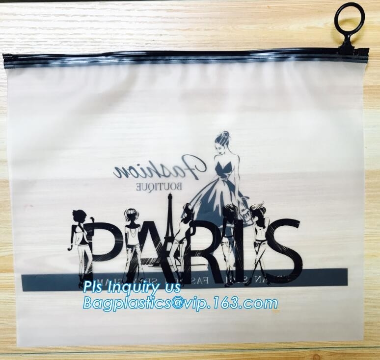 De kleding van EVA doet het plastic geval van de schuifritssluiting, Douane gedrukte in zakken zij de schuifritssluiting van de guessetfolie, resealable verpakkende dia