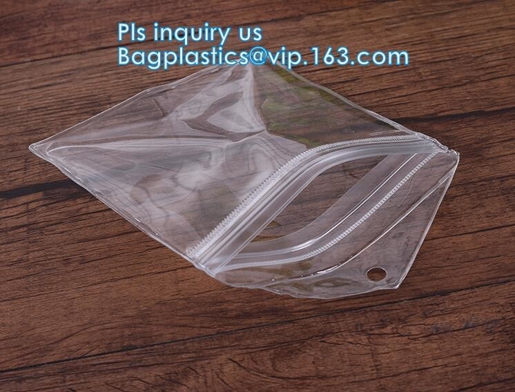 promotie duidelijke plastic het document zwemmende zak van pvc van de ritssluitingsschuif, van de de Zakmake-up van de Schuifhoekplaat Kosmetisch het Geval Plastic Water