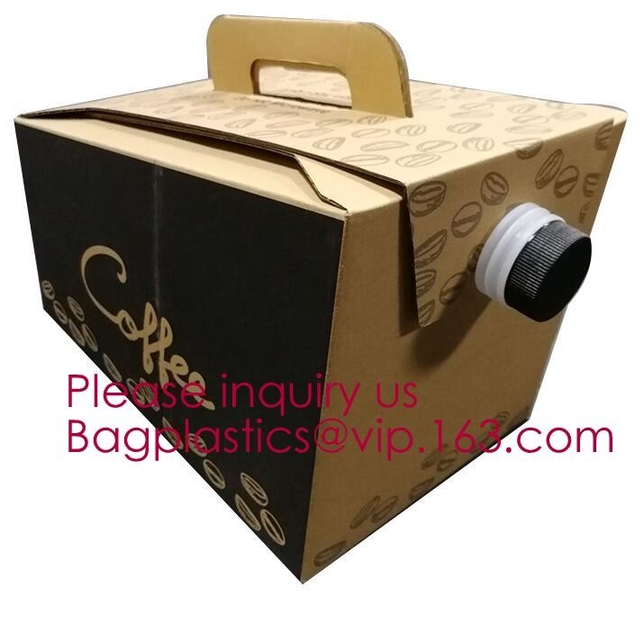 2L/3L/5L beschikbare Koffiezak in Doos met de Zak van de de Doosautomaat van de Klepkoffie in Dooszakken, Wijndragers, Juice Beverage Bag