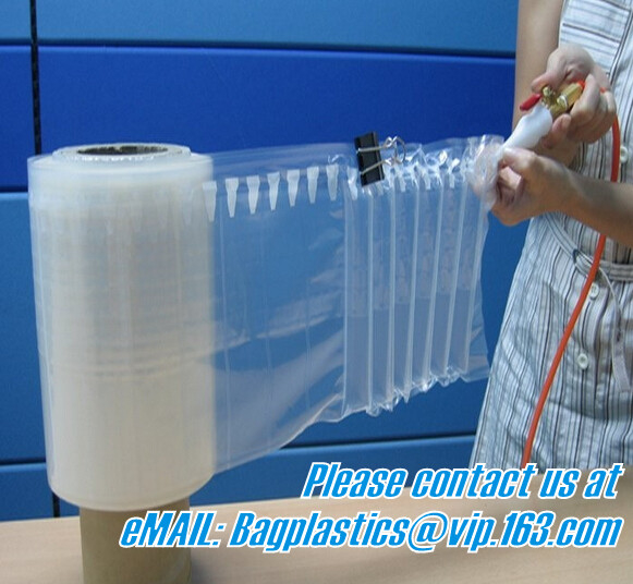 OEM/ODM van het de Bellenkussen van China Plastic de Film van de de OmslagLuchtbel Verpakking voor het Beschermende Kussen van de het Hoofdkussenlucht van de Luchtkolom, bageas