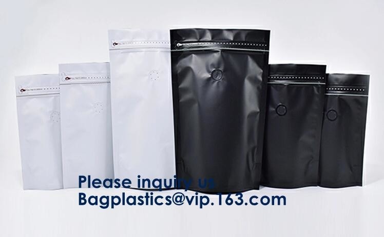 De aangepaste Druk van de de Hoekplaatvierling van Koffiebean bag aluminum foil side Zak van de de Verbindings Verpakkende Koffie met Klep