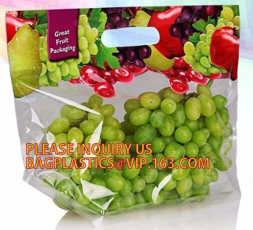 doen de vers fruit plastic zak voor de verpakking van kers, de Zak voor Vers Fruit Zoete Kers, het Muntstuk of u-de vormdruif in zakken